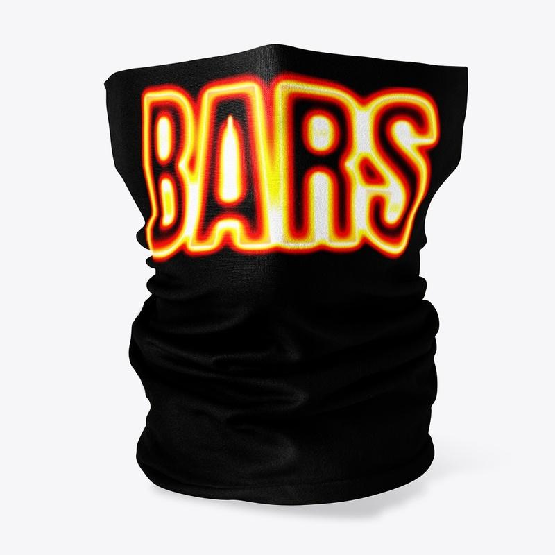 Bars Fire Neck Gaitor